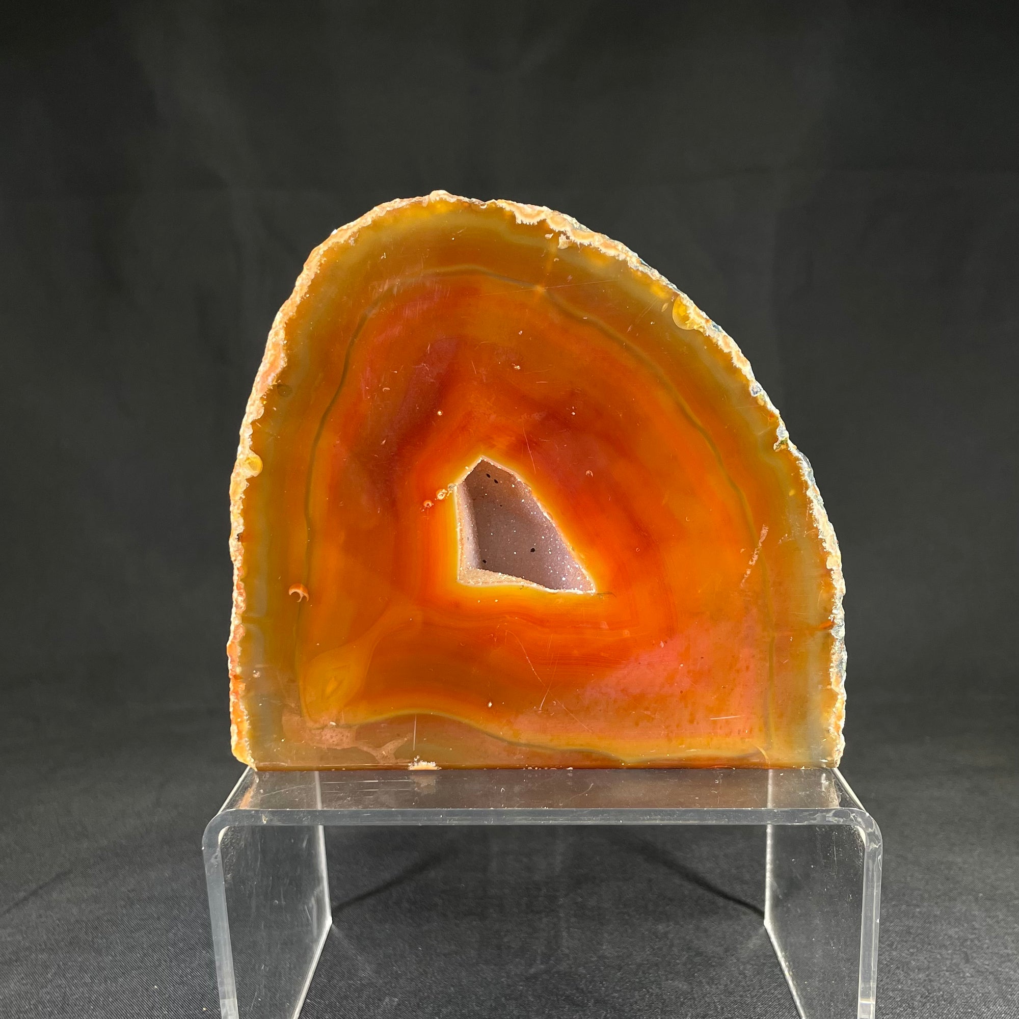 Orange Brazilian agate